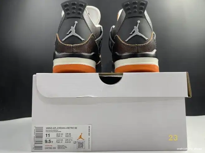 Cheap Jordan 4 Retro Starfish Air CW7183-100 (W) 0427